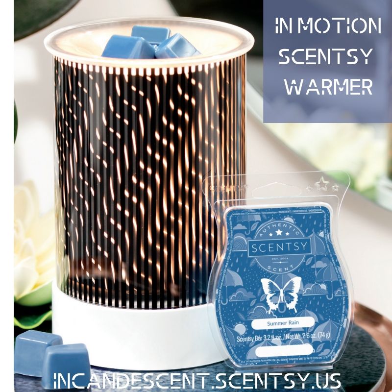 IN MOTION SCENTSY WARMER JULY 2019 WARMER OF THE MONTH IN MOTION