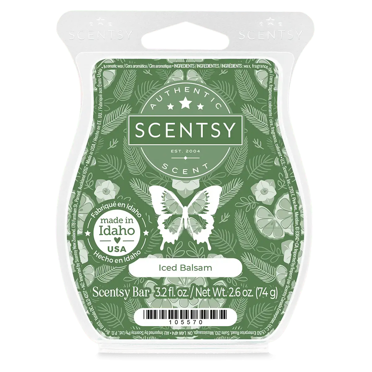 Iced Balsam Scentsy Wax Bar: December 2025