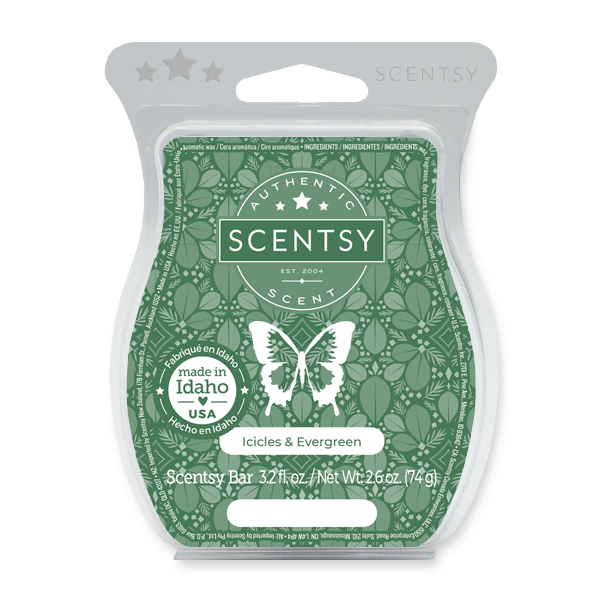 Icicles Evergreen Scentsy Bar