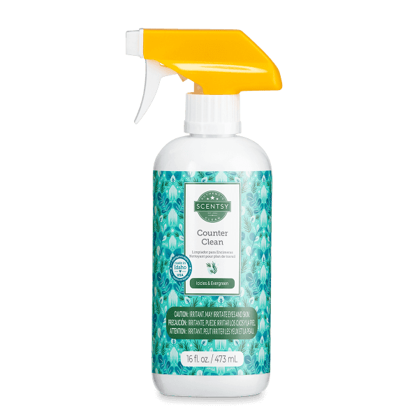 Icicles Evergreen Scentsy Counter Clean