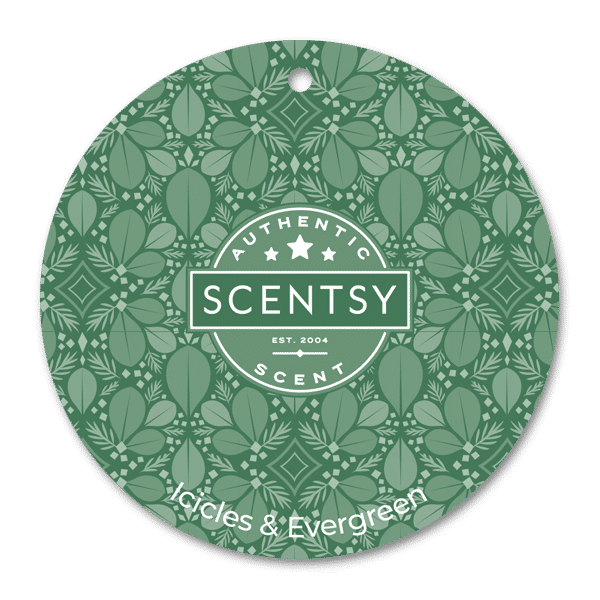 Icicles Evergreen Scentsy Scent Circle