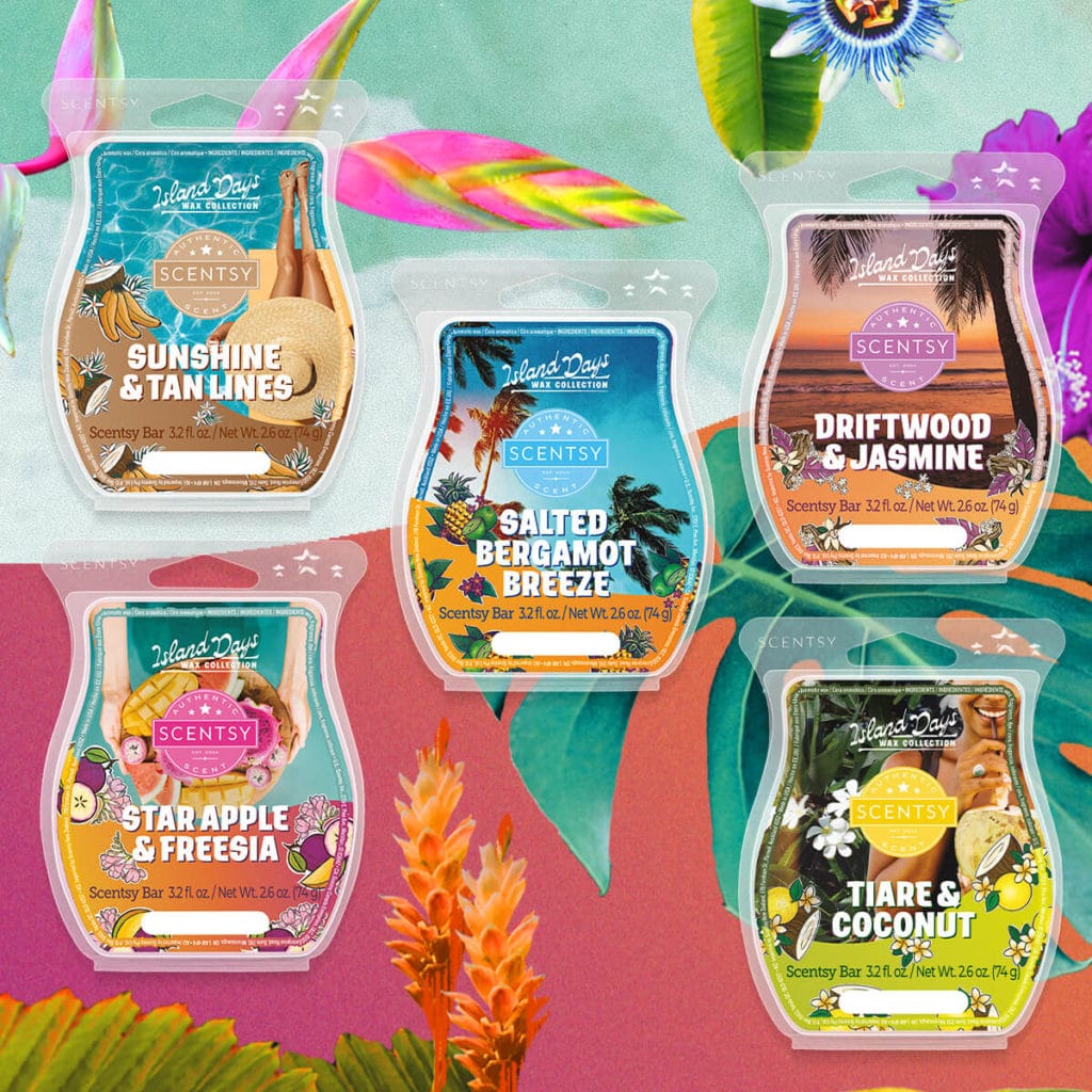 Island Days Scentsy Wax Collection