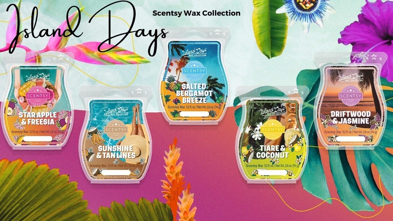 Island Days Scentsy Wax Collection