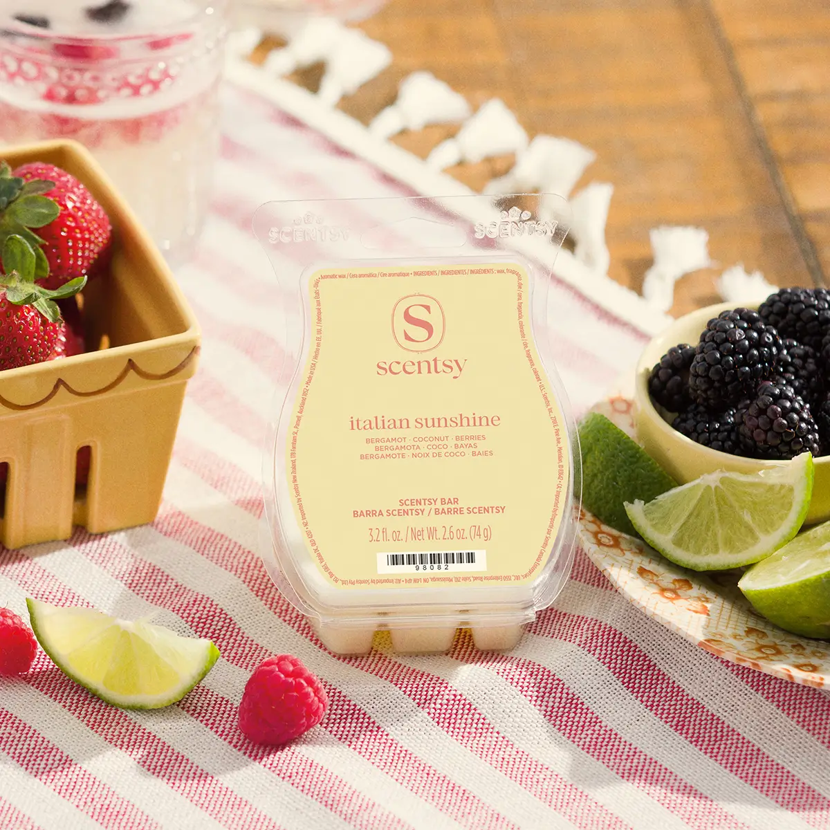 Italian Sunshine Scentsy Bar - Stylized 2 Italian Sunshine Scentsy Wax Bar