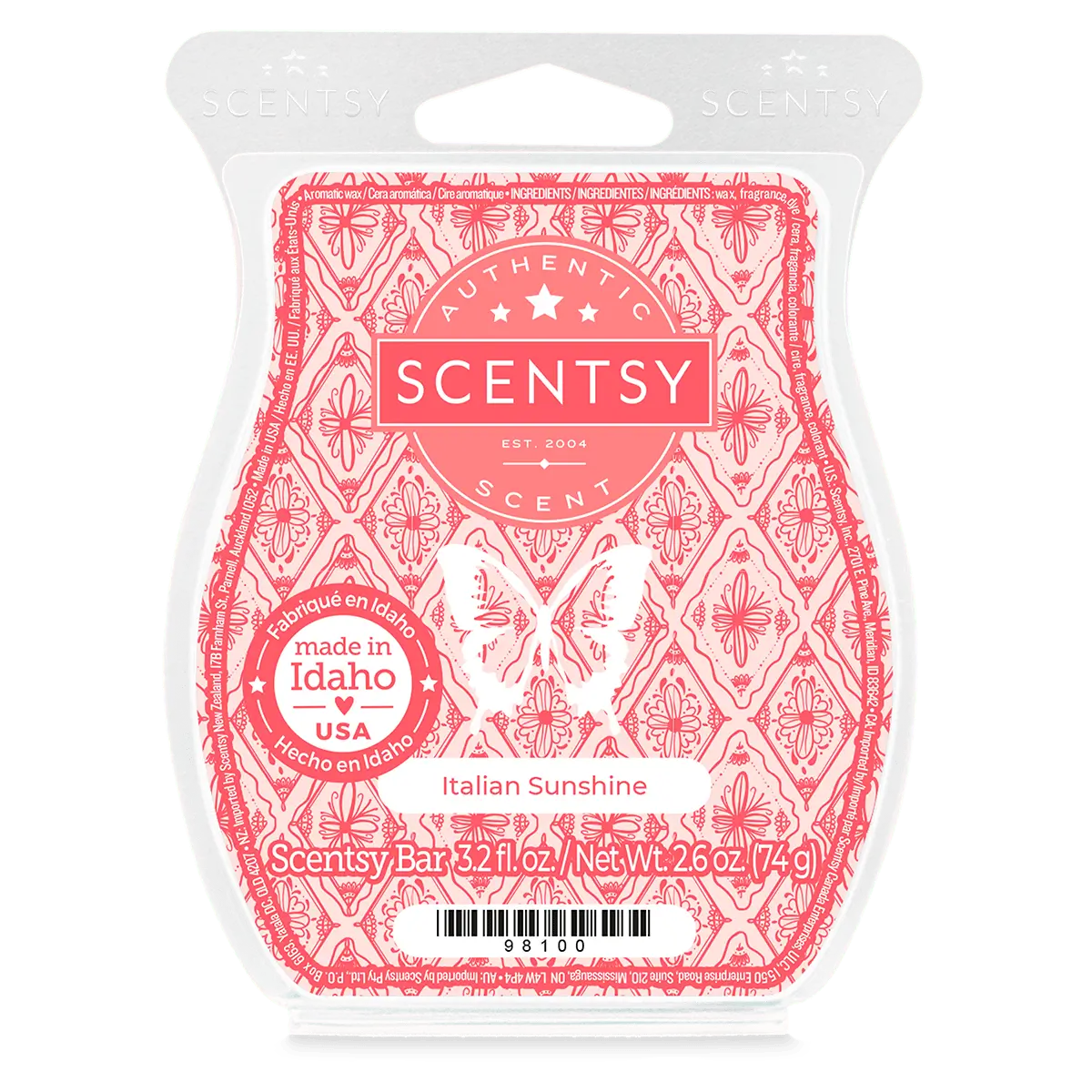 Italian Sunshine Scentsy Bar