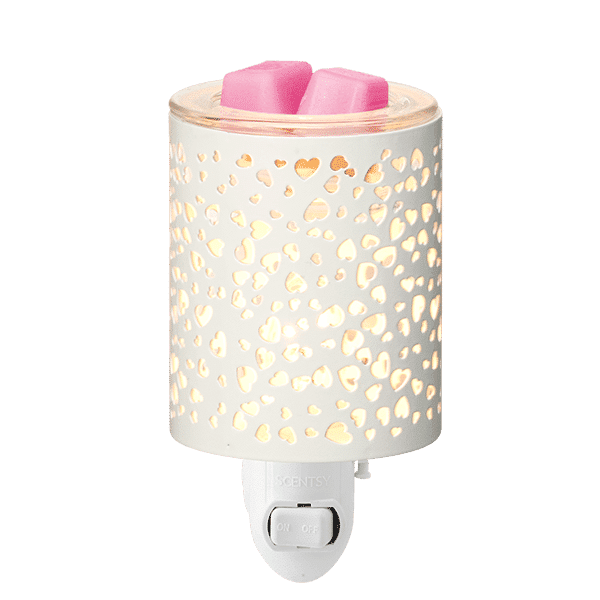 Its Love Mini Scentsy Warmer Lit