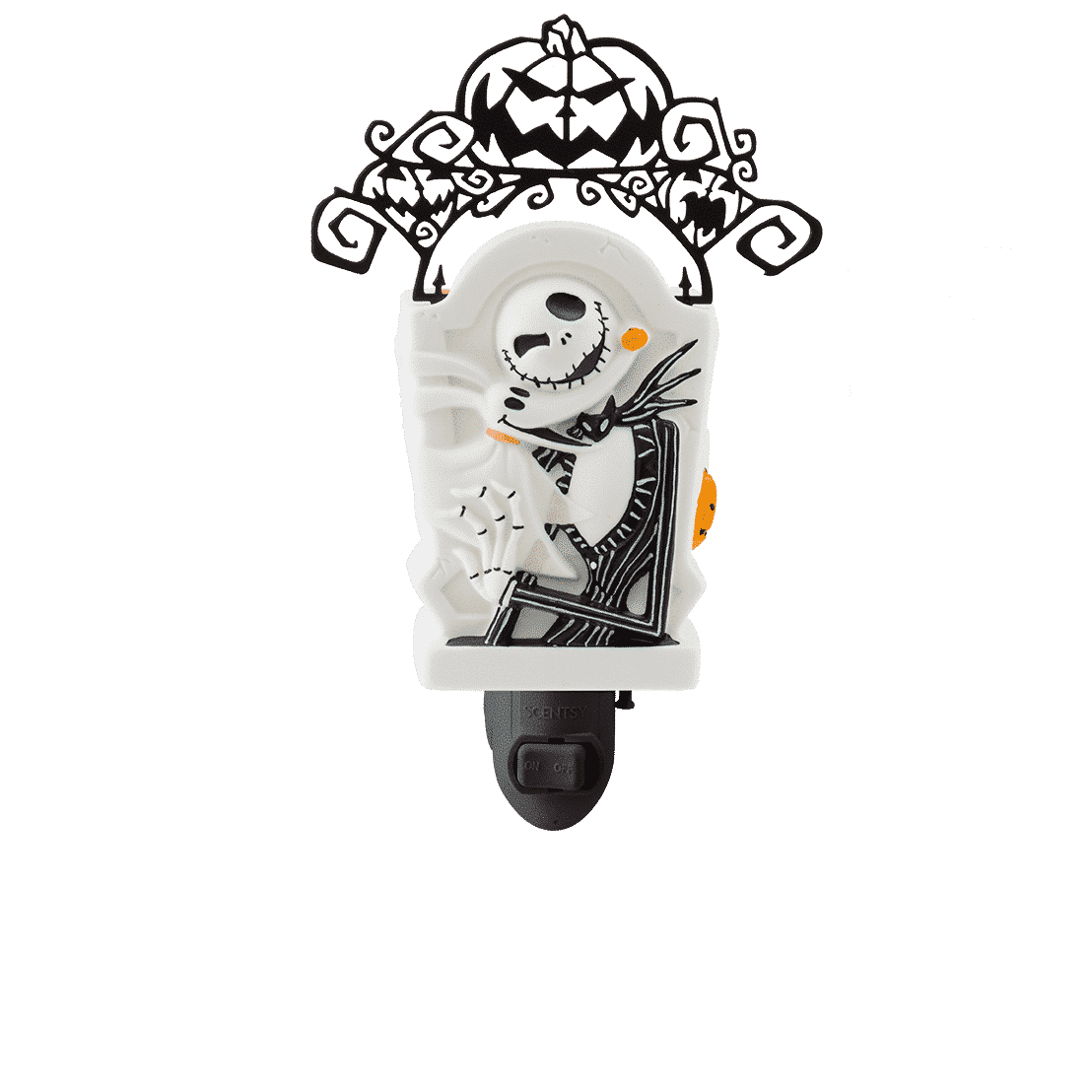 JACK SKELLINGTON PUMPKIN KING MINI SCENTSY WARMER OFF
