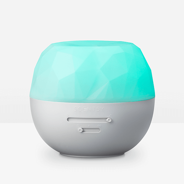 JEWELED DELUXE SCENTSY DIFFUSER LIGHT TEAL