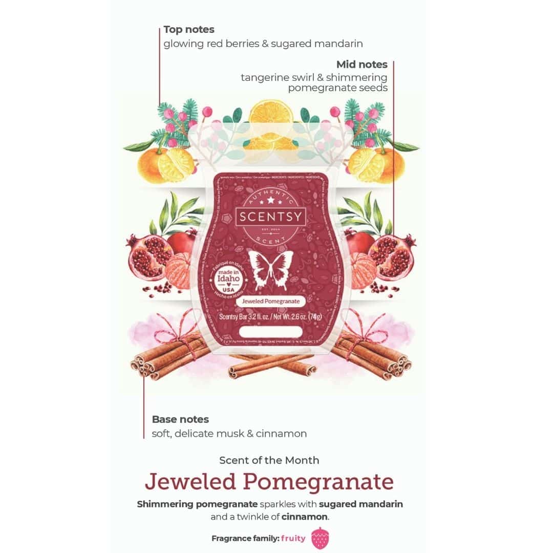 JEWELED POMEGRANATE SCENTSY FRAGRANCE