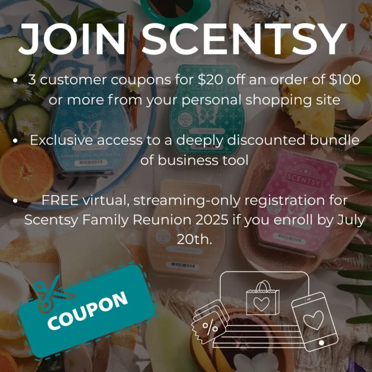 Scentsy Coupons in July 2025 $9 Digital Starter Kit | Join Scentsy