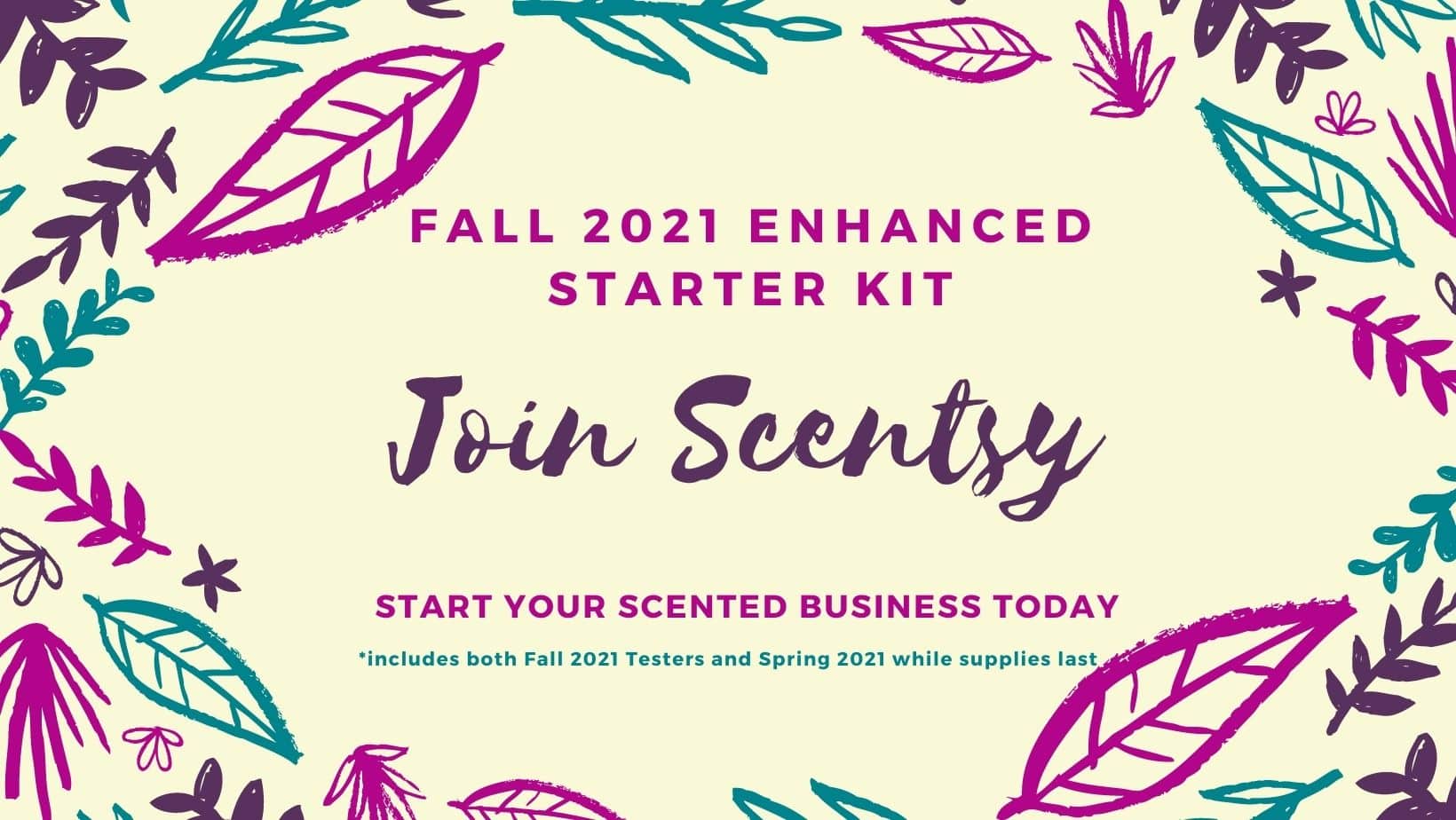 JOIN SCENTSY FALL 2021 STARTER KIT FULL KIT enchanced
