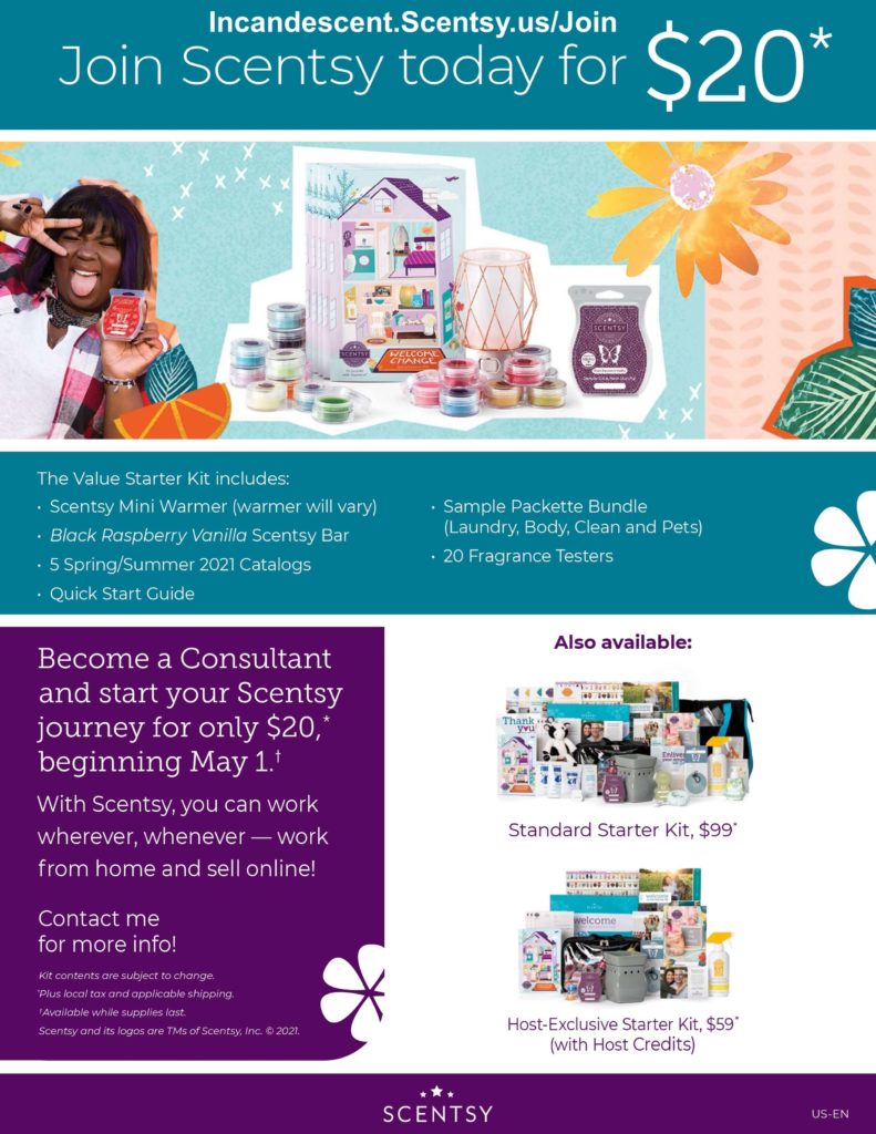 JOIN SCENTSY FOR 20 VALUE KIT 1