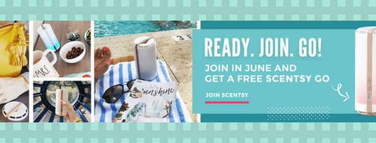 JOIN SCENTSY JUNE 2018 STARTER KIT SPECIAL - READY JOIN GO - GET A FREE SCENTSY GO AND PODS WITH YOUR KIT!