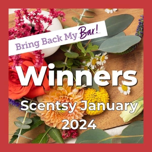 Scentsy Bring Back my Bar January 2024 Winners