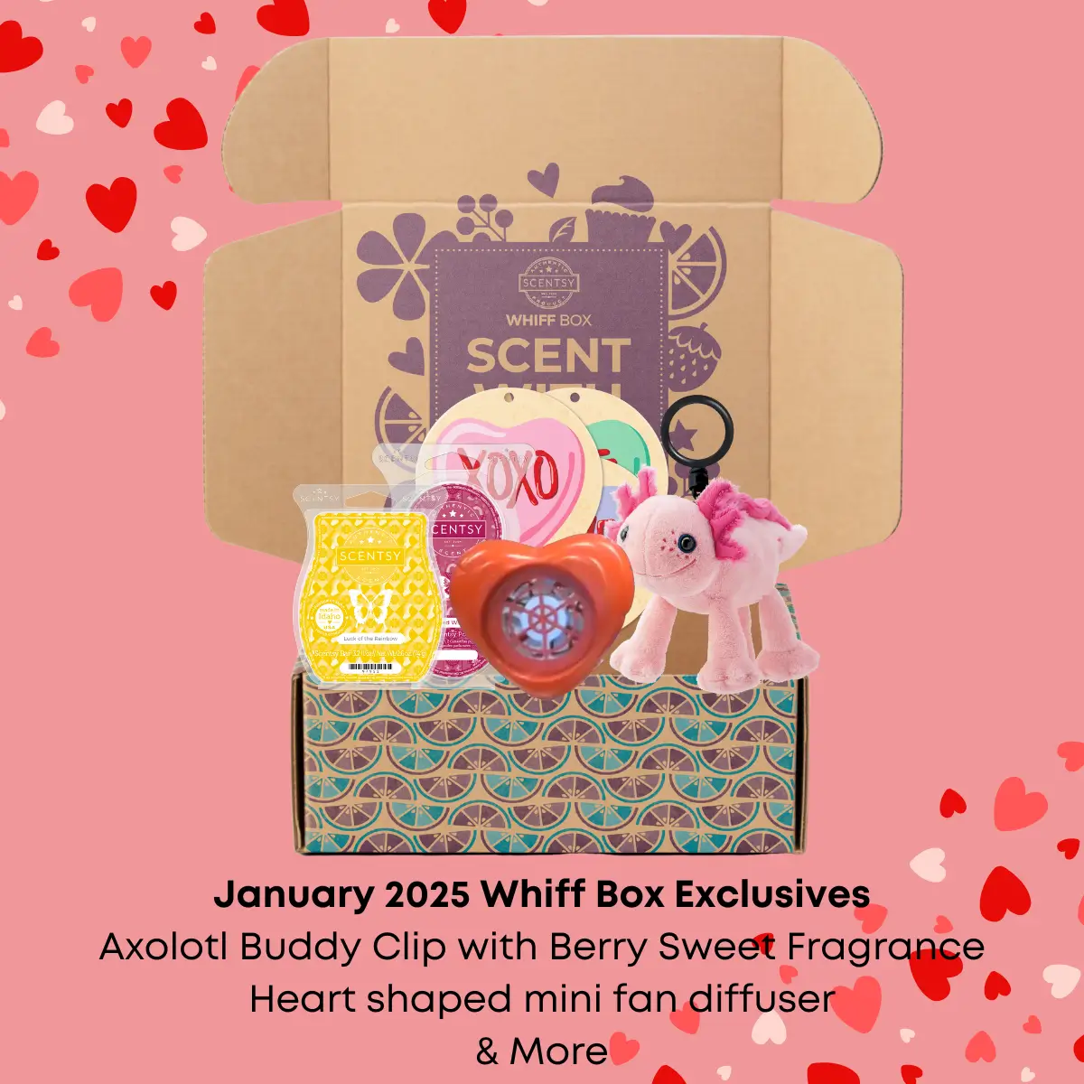 Scentsy January 2025 Whiff Box Valentine
