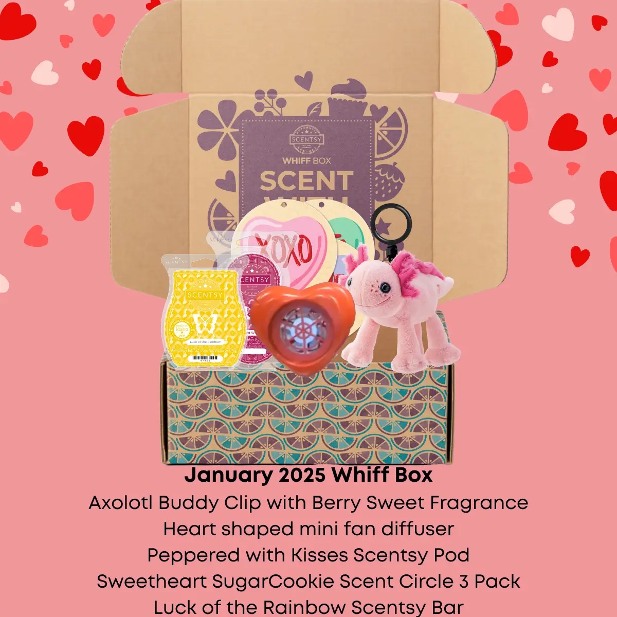 Scentsy January 2025 Whiff Box | Valentine's Exclusives