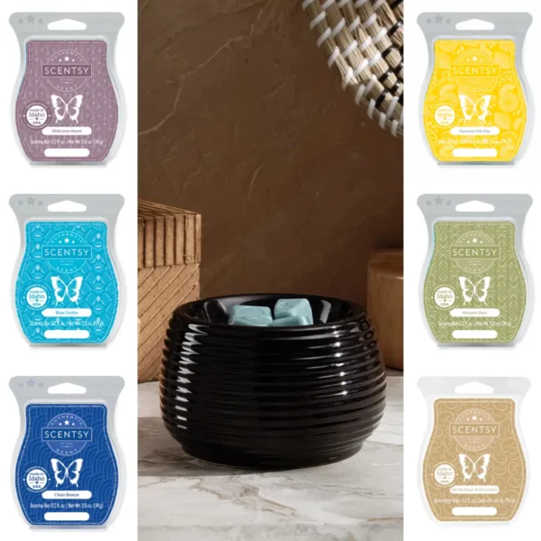 Jet Scentsy Scentsy Warmer & Wax Bundle