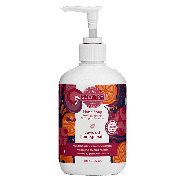 Jeweled Pomegranate Large Hand Soap Scentsy