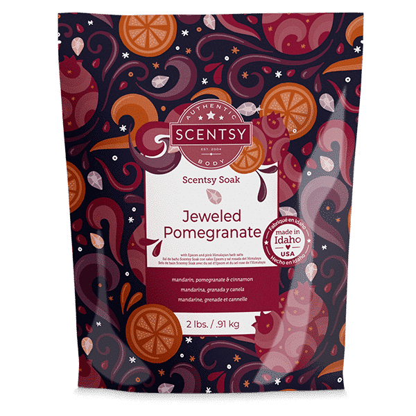 Jeweled Pomegranate Scentsy Soak