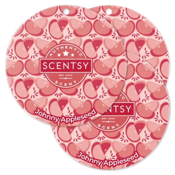 Johnny Appleseed Scentsy Scent Circle 3 Pack Bundle