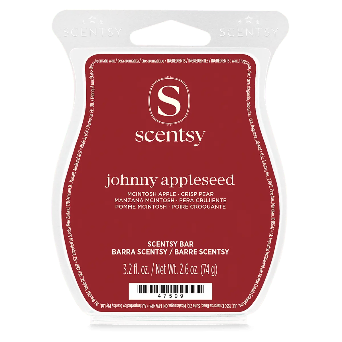 Johnny Appleseed Scentsy Bar Johnny Appleseed Scentsy Wax Bar
