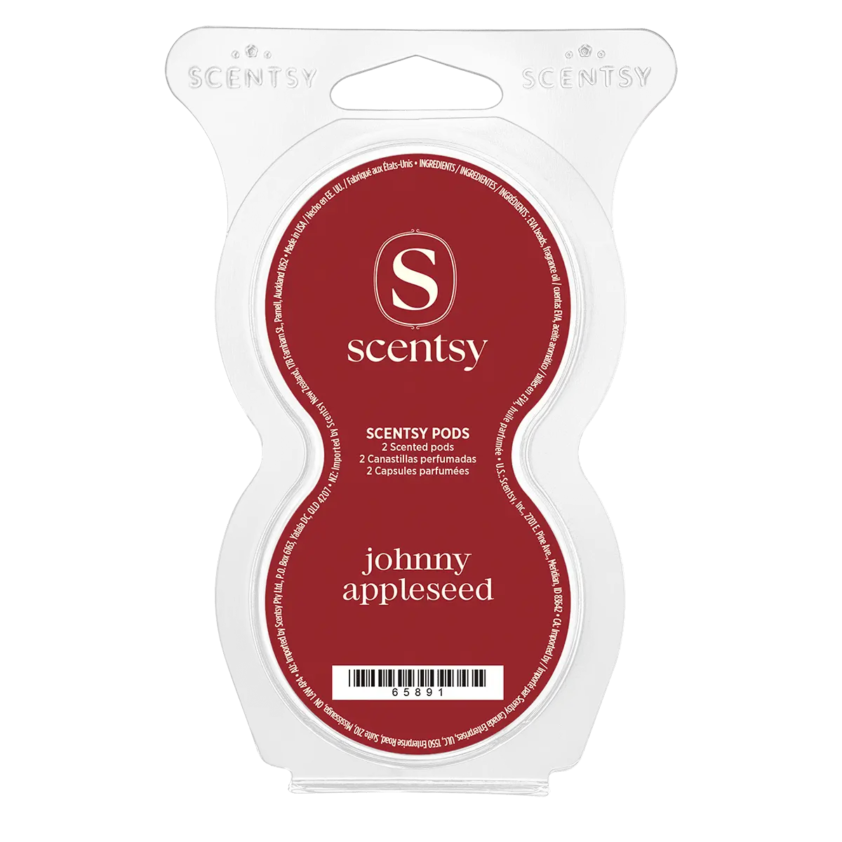 Johnny Appleseed Scentsy Pod Twin Pack Johnny Appleseed Scentsy Pods