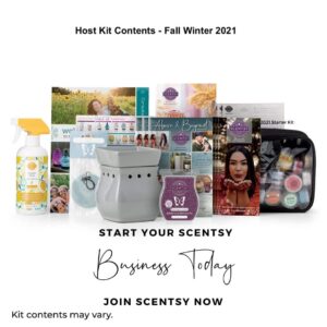 SCENTSY MARCH 2019 WARMER & SCENT OF THE MONTH - MERMAID GLASS SCENTSY WARMER & MAKE WAVES FRAGRANCE