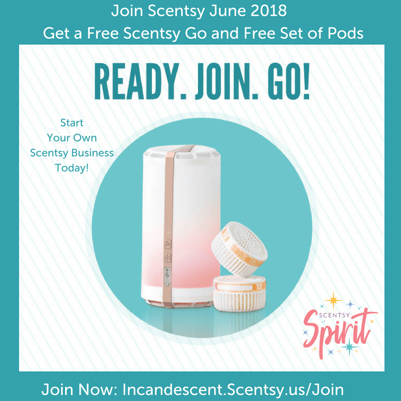 JOIN SCENTSY JUNE 2018 STARTER KIT SPECIAL - READY JOIN GO - GET A FREE SCENTSY GO AND PODS WITH YOUR KIT!