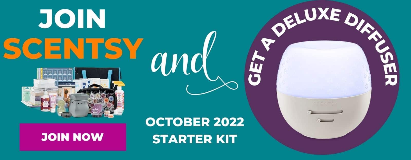 Join Scentsy October 2022 Deluxe Diffuser