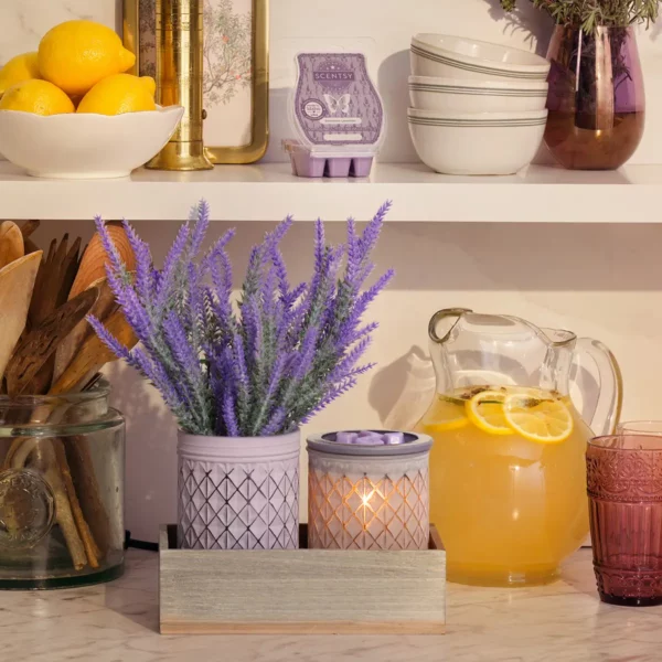 Lavender Bouquet Scentsy Warmer | July 2024 Warmer of the Month