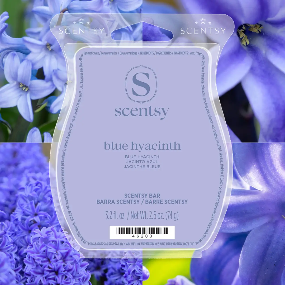 July 2026 Bbmb2 Blue Hyacinth Scentsy Wax Bar - July 2026 BBMB