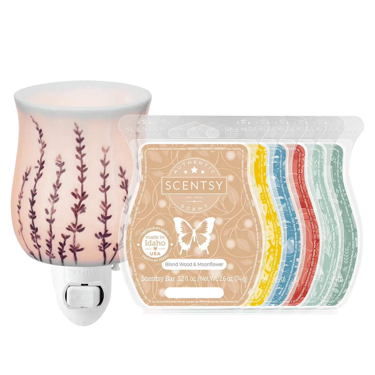 Grow Me a Garden Mini Warmer & 6-Bar Scentsy Bundle