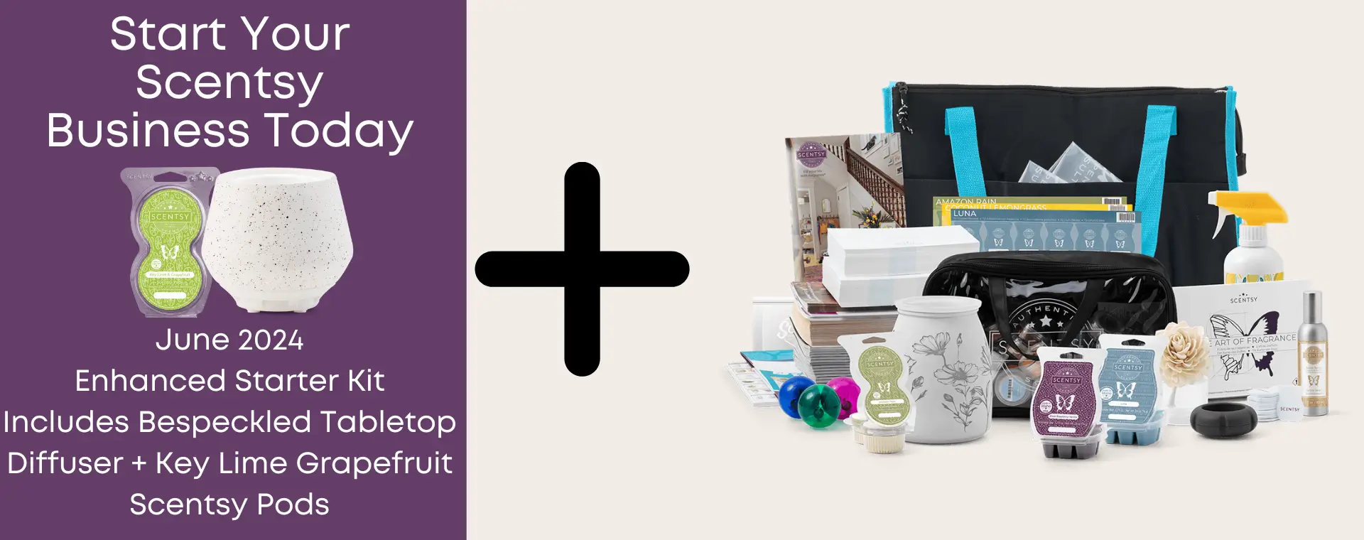 Starts Scentsy Business for 25 in June 2022