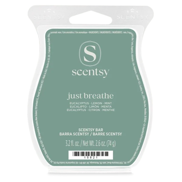 Just Breathe Scentsy Bar (1) Just Breathe Scentsy Wax Bar