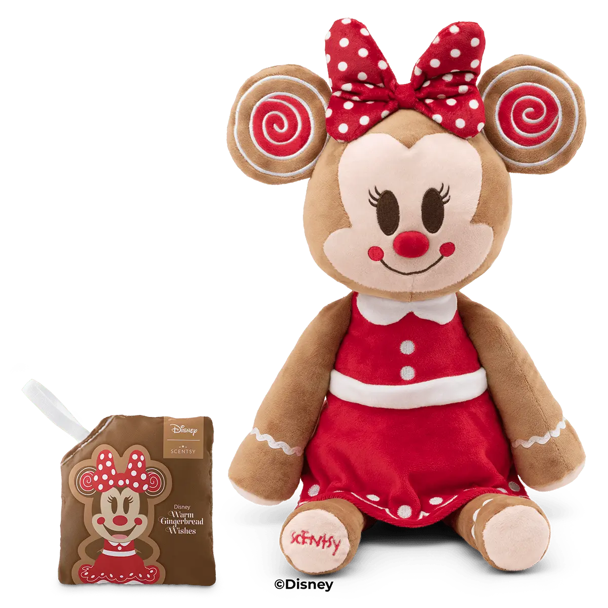 Disney Minnie Mouse Gingerbread Scentsy Buddy