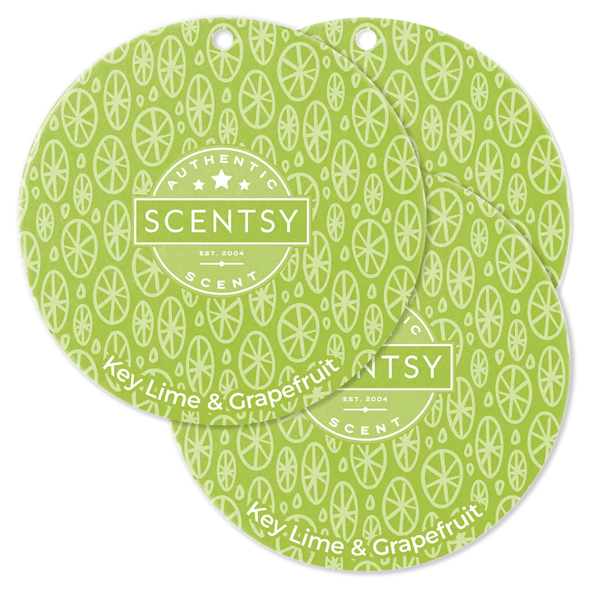 Key Lime & Grapefruit Scentsy Scent Circle 3 Pack