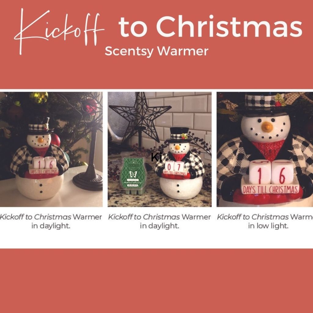 Kickoff To Christmas Scentsy Warmer Snowman