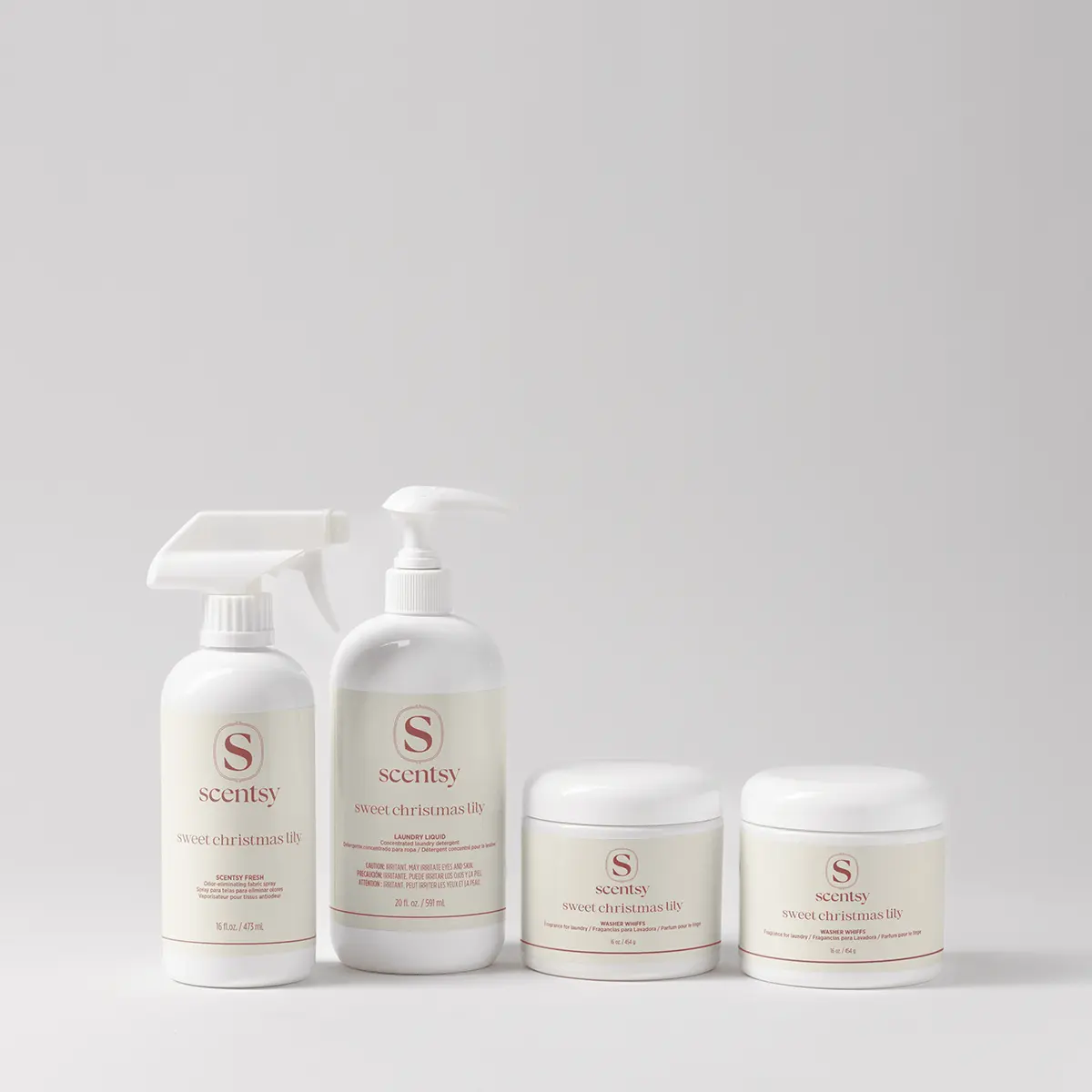 Sweet Christmas Lily Scentsy Laundry Bundle