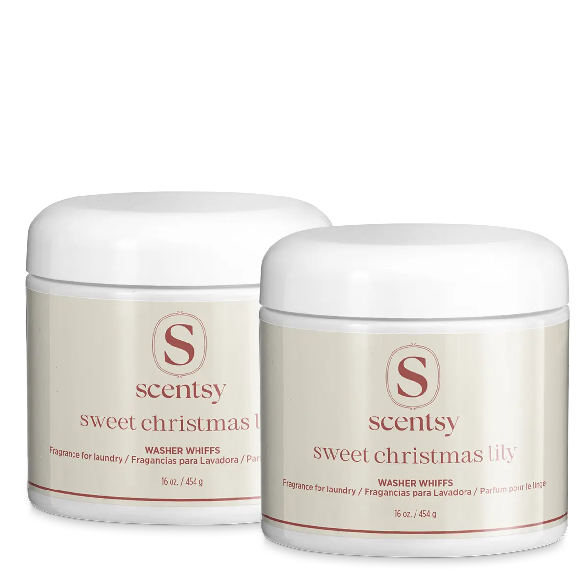 Sweet Christmas Lily Scentsy 16oz Washer Whiffs 2 Pack