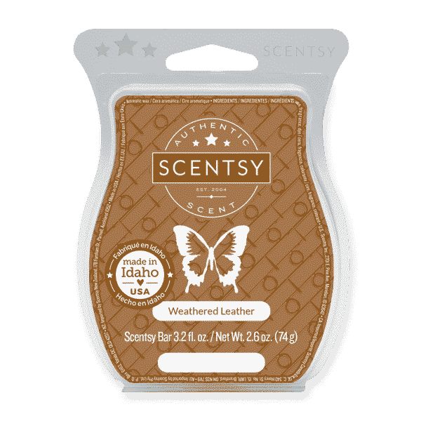 WEATHERED LEATHER SCENTSY BAR