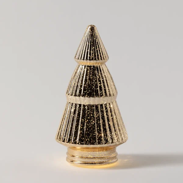 Led Décor Trees – Gold - Lit 1 Scentsy LED Décor Trees Green & Gold - Holiday 2026