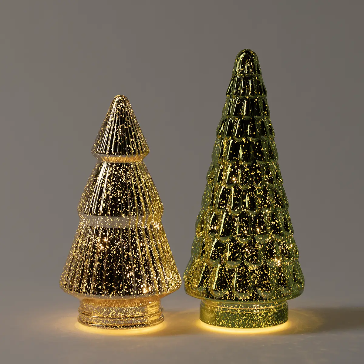 Led Décor Trees – Gold And Green - Dark Room Scentsy LED Décor Trees Green & Gold - Holiday 2026