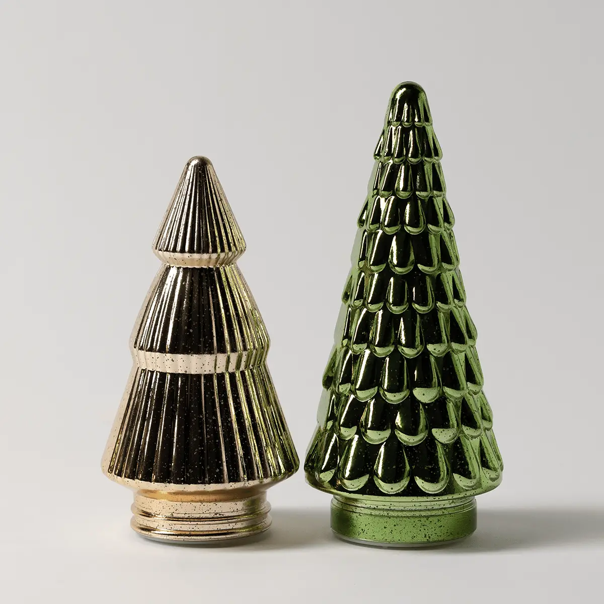 Led Décor Trees – Gold And Green - Unlit 1 Scentsy LED Décor Trees Green & Gold - Holiday 2026