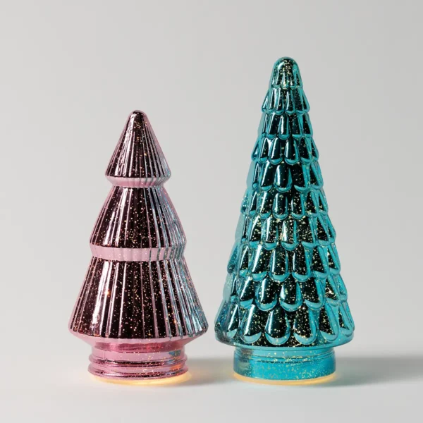 LED Décor Trees – Pink and Blue - Lit 1 Scentsy LED Décor Trees Pink & Blue - Holiday 2026