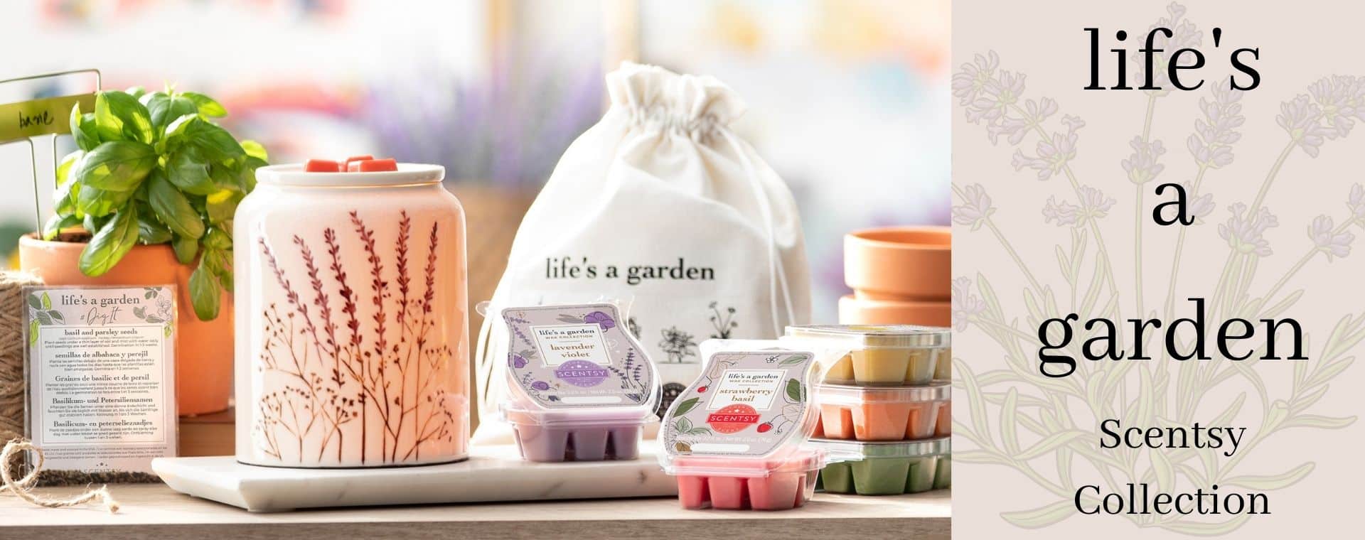 LIFE'S A GARDEN SCENTSY COLLECTION 2