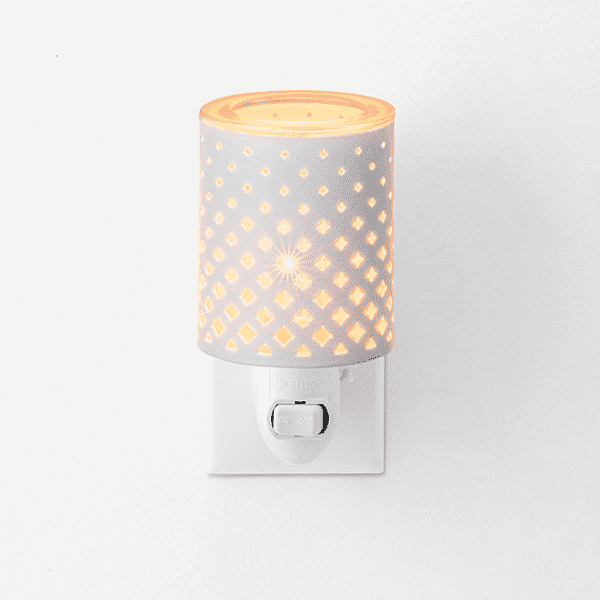 LIGHT FROM WITHIN MINI SCENTSY WARMER GLOWING