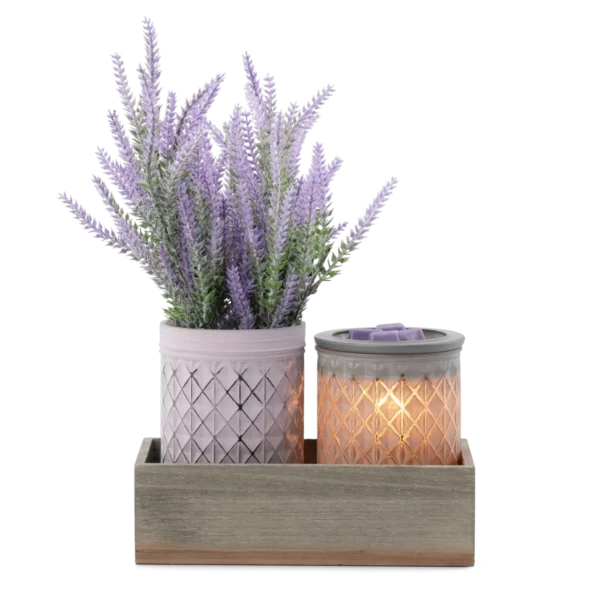 Lavender Bouquet Scentsy Warmer | July 2024 Warmer of the Month