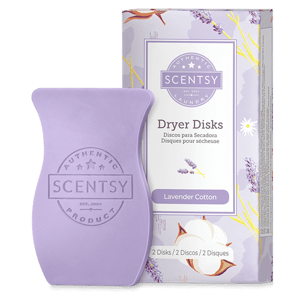 Lavender Cotton Scentsy Dryer Disks