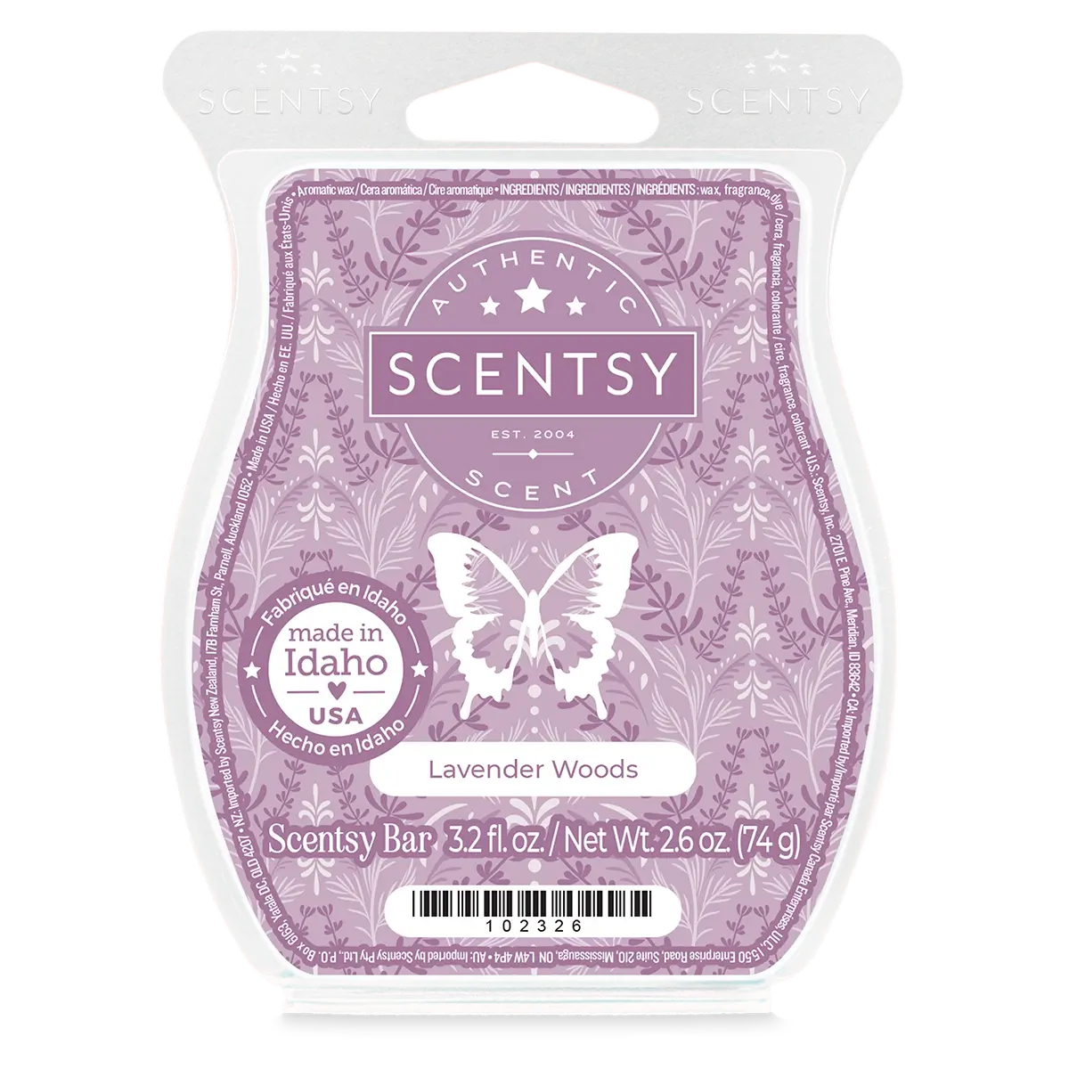 Lavender Woods Scentsy Wax Bar