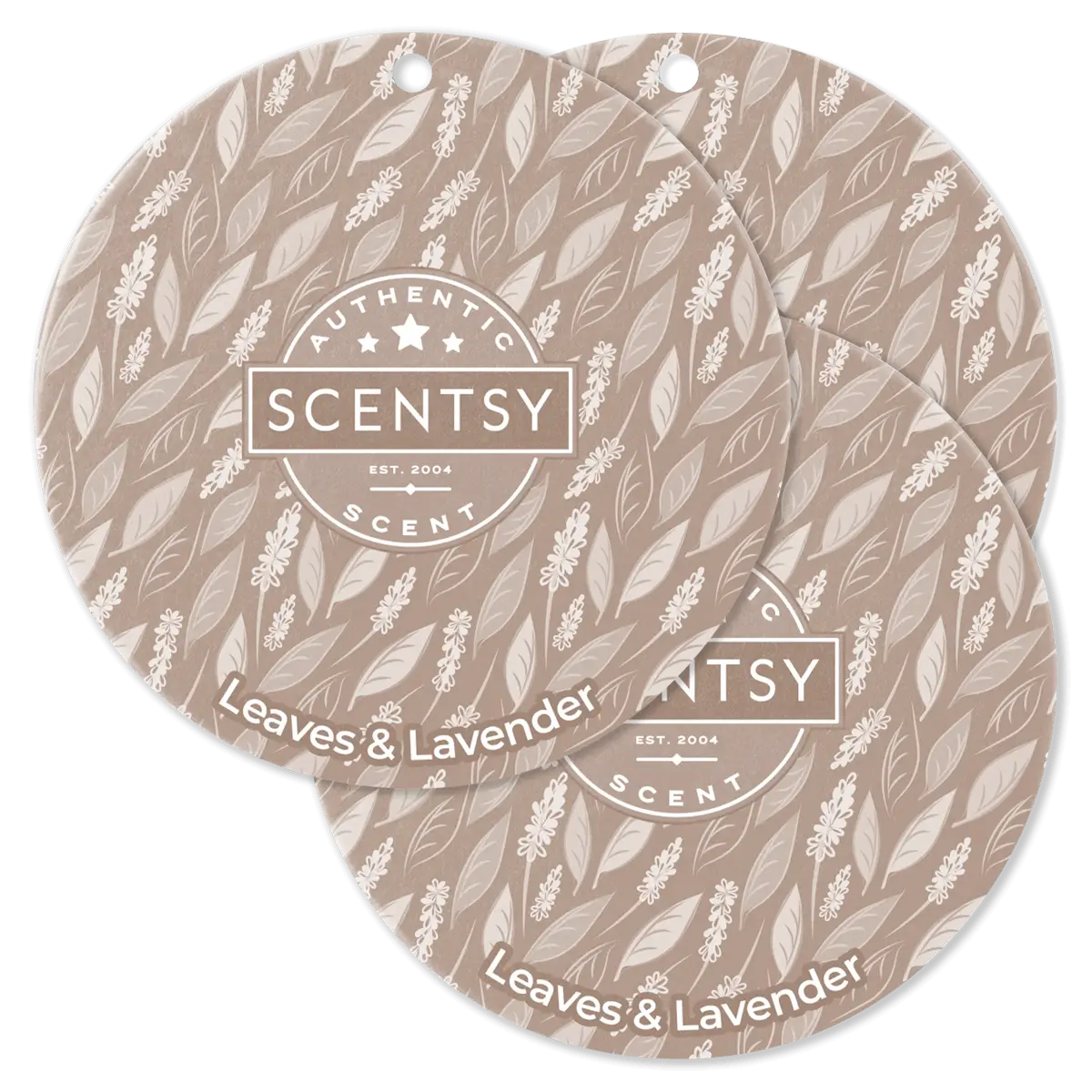 Leaves & Lavender Scentsy Scent Circle 3 Pack Bundle